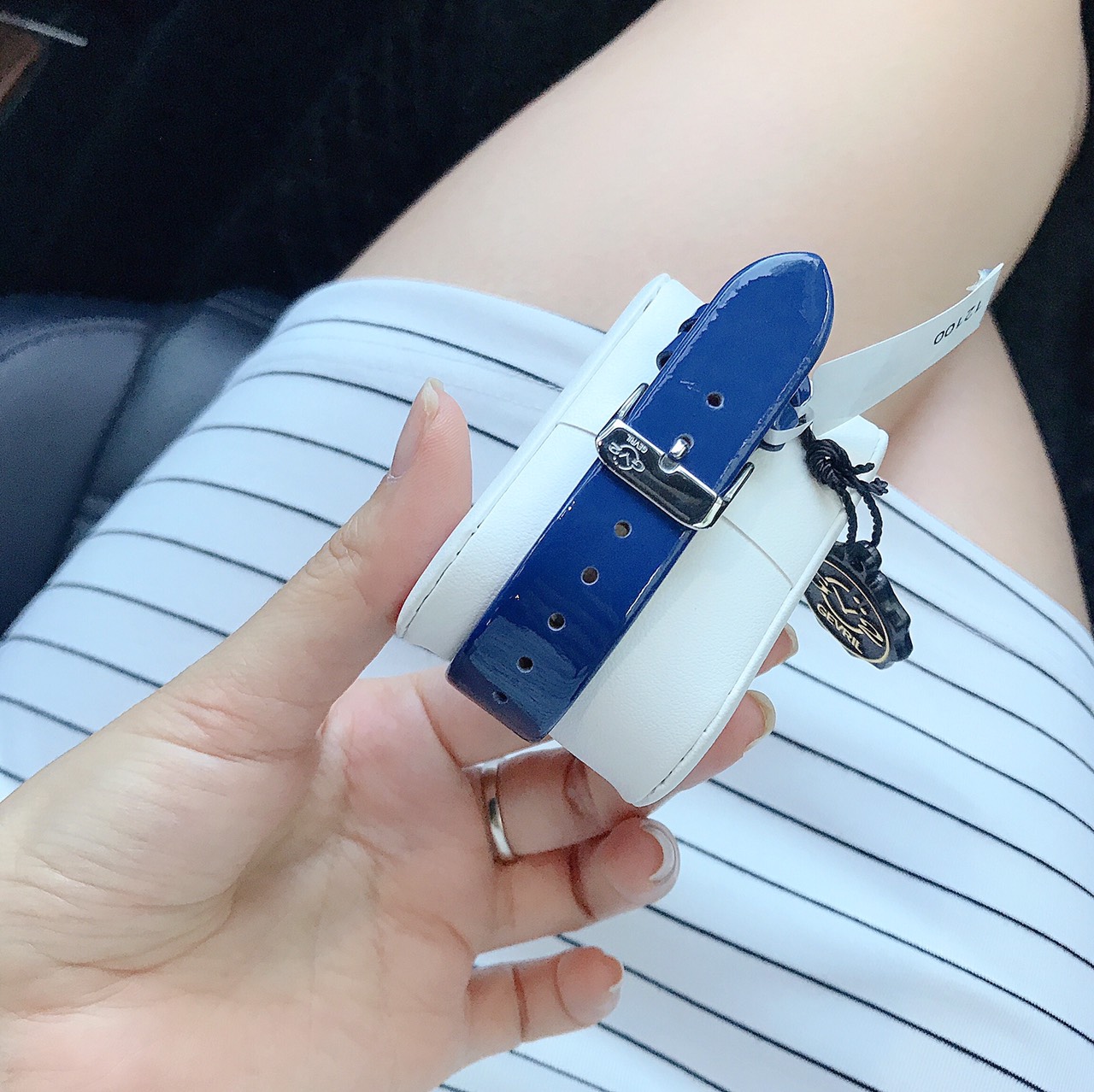 ĐÔNG HỒ NỮ GV2 BY GEVRIL MILAN QUARTZ WHITE DIAL LADIES WATCH 12100