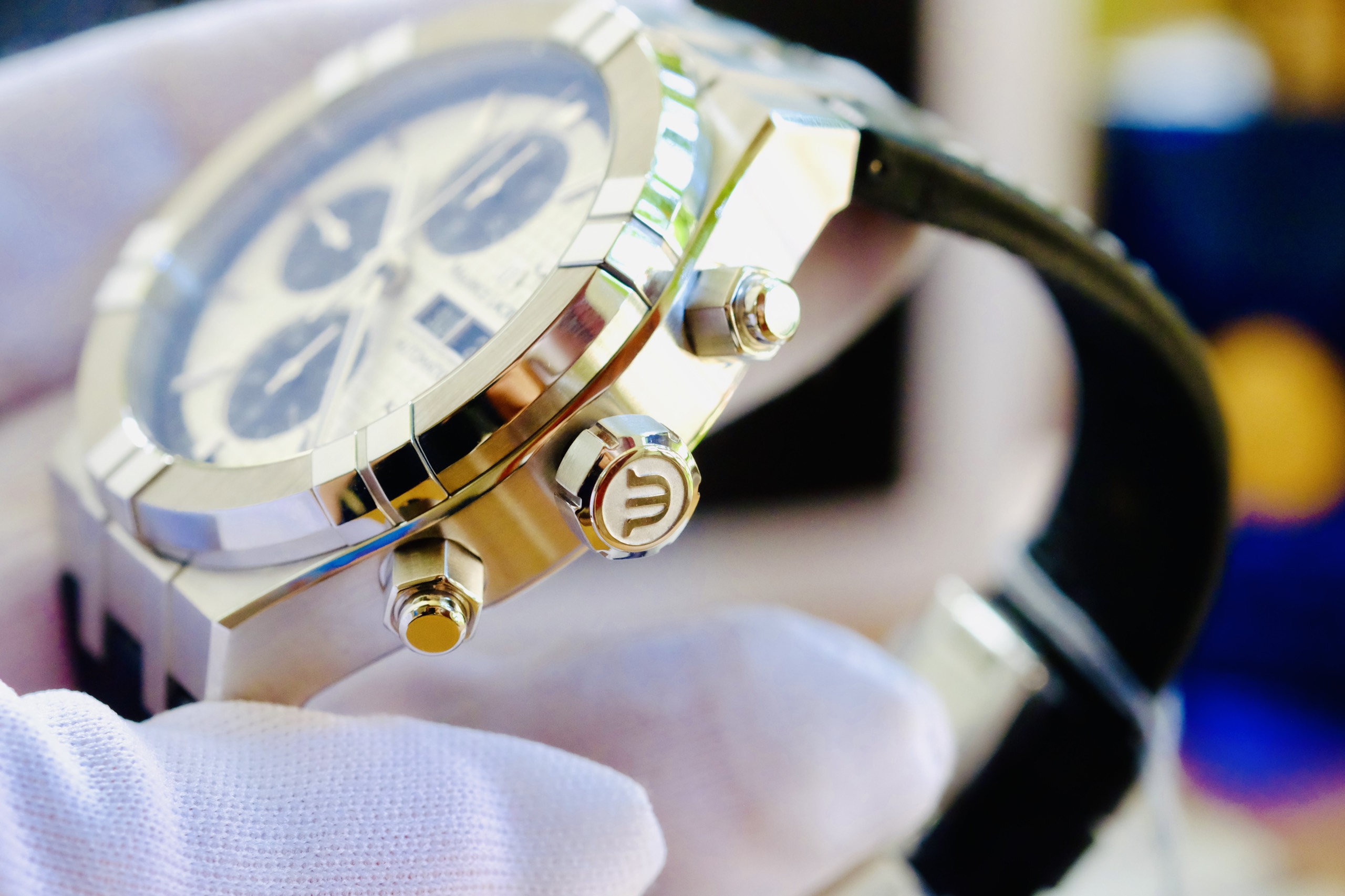 NG H MAURICE LACROIX CHRONOGRAPH AIKON PANDA AI6038 SS001 132 1