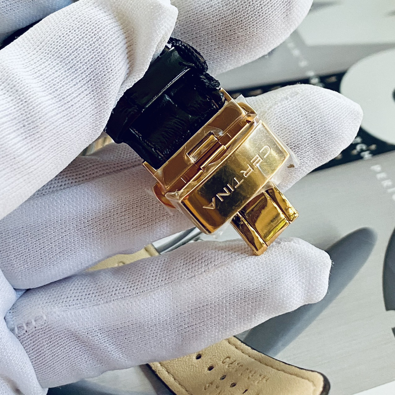 ĐỒNG HỒ CERTINA DS 1 AUTOMATIC BLACK DIAL LADIES C006.407.36.081.00 (C0064073608100)