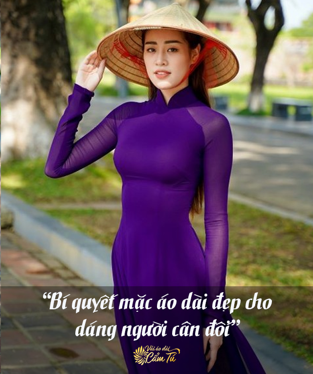 Bí quyết mặc áo dài cho dáng người cân đối với Vải Áo Dài Cẩm Tú