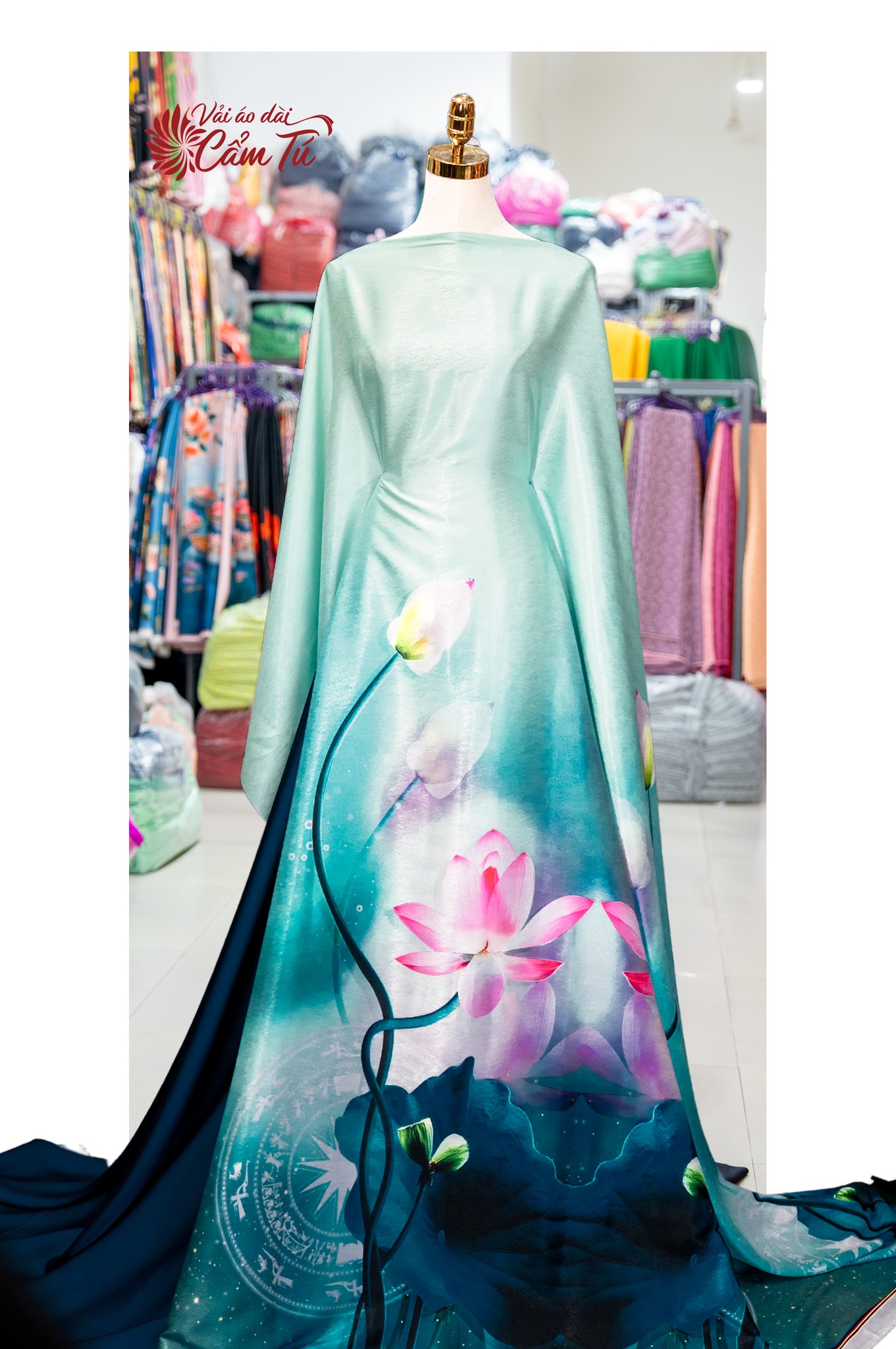 HƯỚNG DẪN NHẮN TIN & MUA HÀNG QUA ZALO Vải áo dài Cẩm Tú