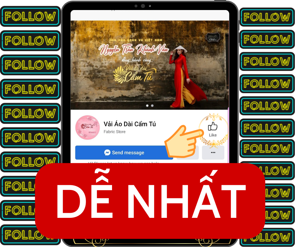 Cách mua vải áo dài với Vải Áo Dài Cẩm Tú dễ nhất.