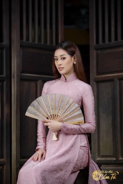 Gấm Lụa Cẩm Tú KV0087 Màu Hồng Nude