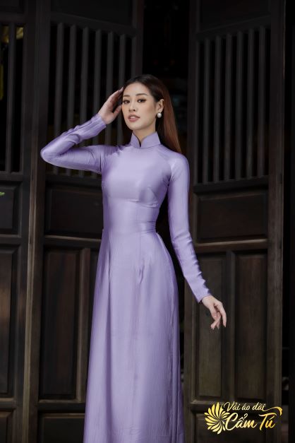 Lụa 2 Da KV0012 Màu Tím Lạ