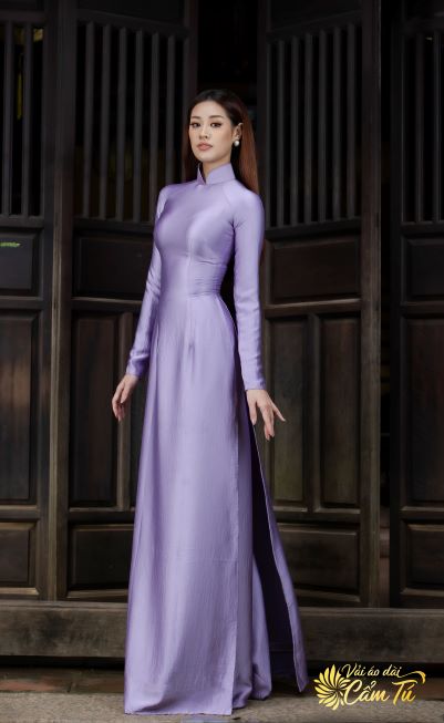 Lụa 2 Da KV0012 Màu Tím Lạ