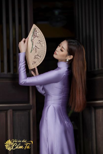 Lụa 2 Da KV0012 Màu Tím Lạ