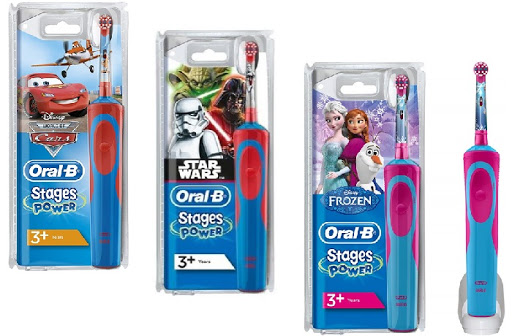 Bàn chải điện Oral-B Stages Power Cars cho bé