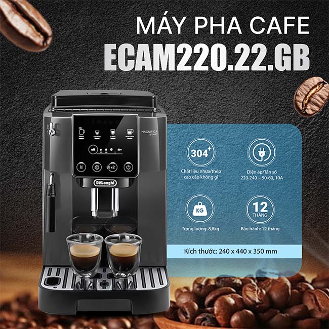 Máy pha cà phê De'longhi ECAM 220.22.GB