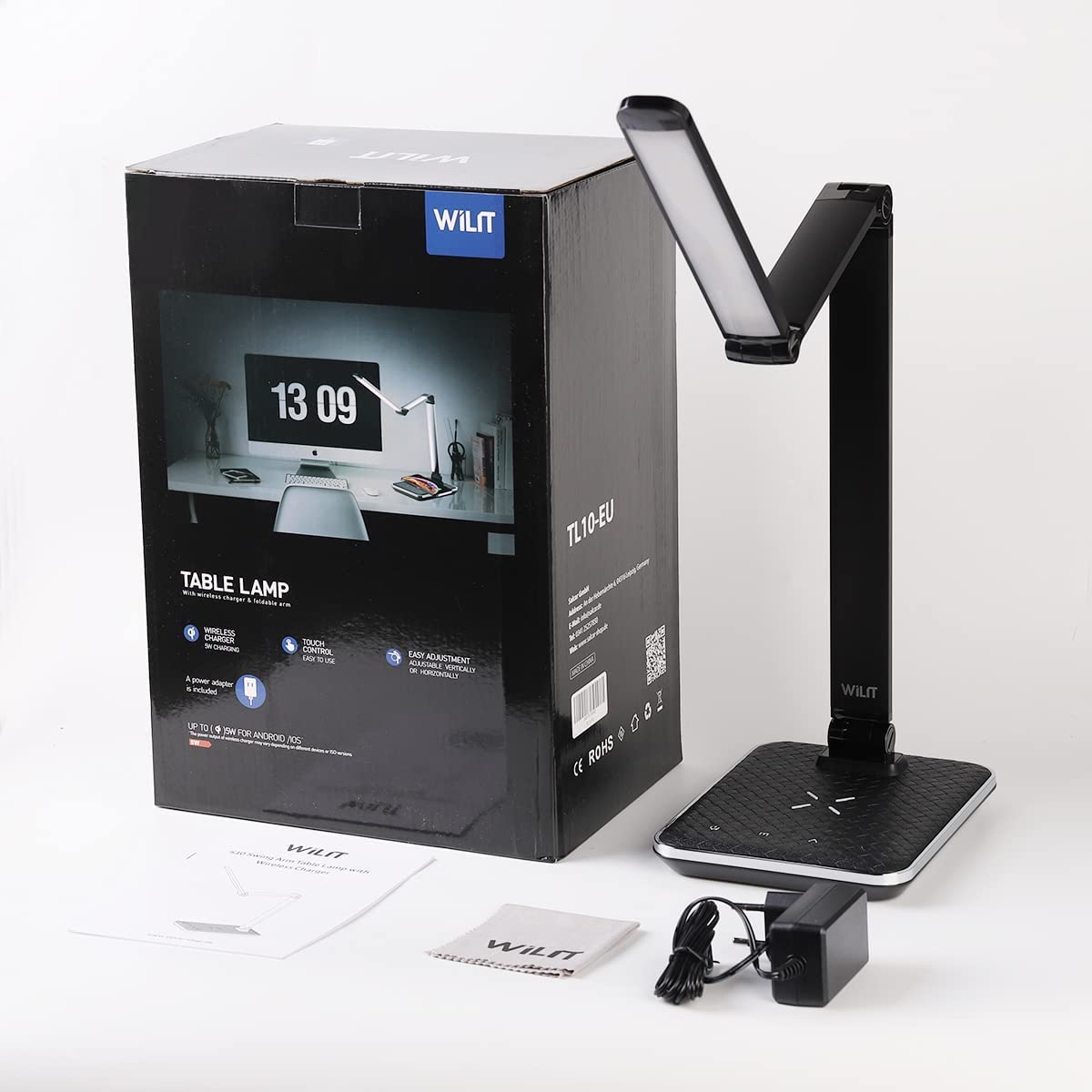WILIT LED Table Lamp with Wireless Charger Q3Q - Table Lamp