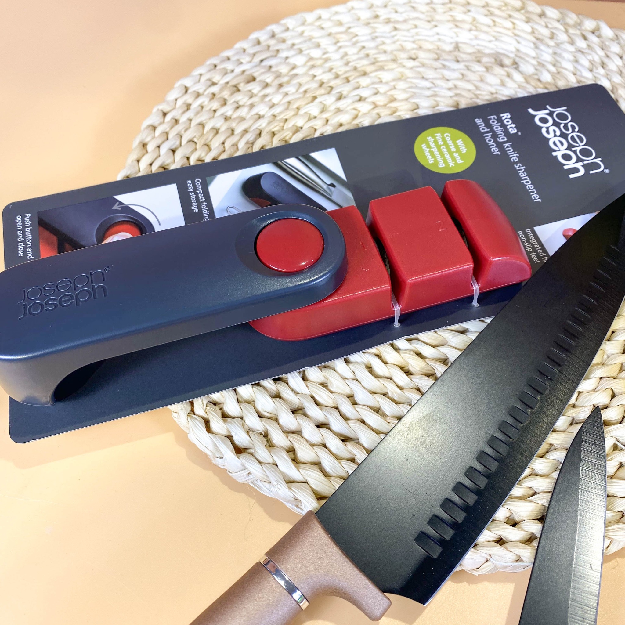 Dụng cụ mài dao Joseph Joseph 10048 Rota| Joseph 10048 Rota