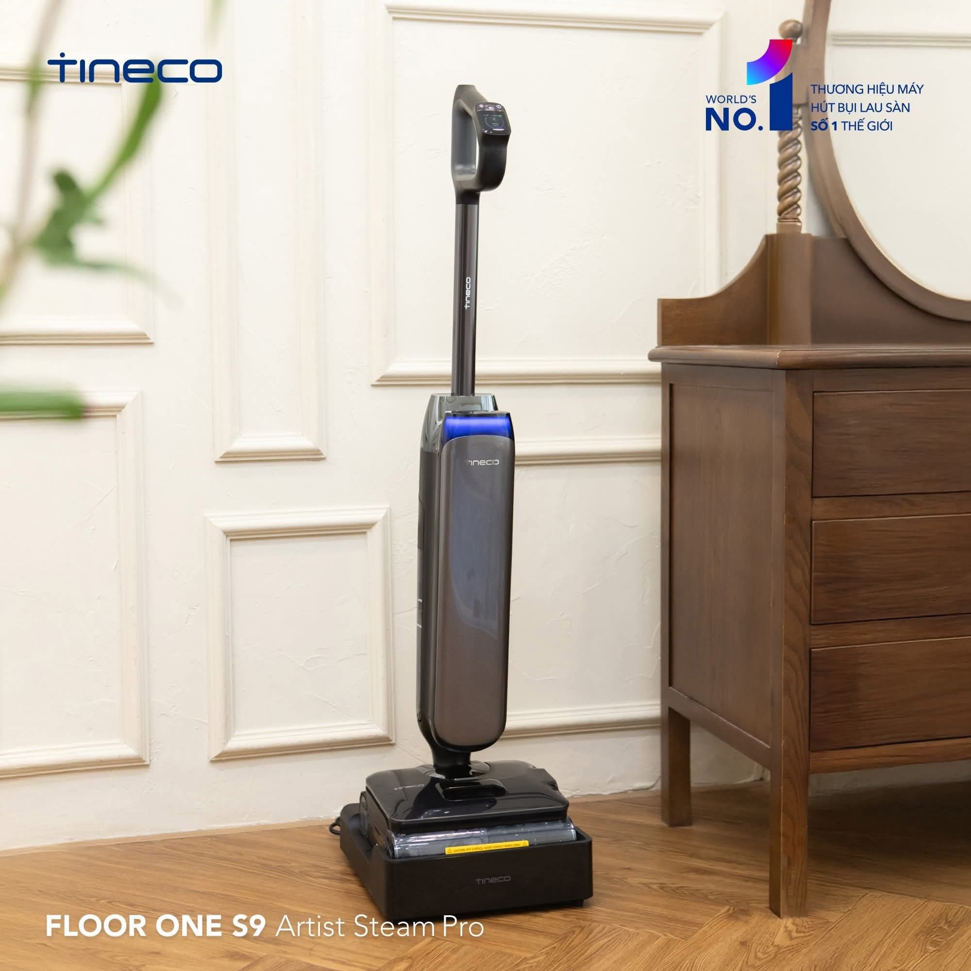 Máy hút bụi lau sàn khô ướt Tineco Floor One S9 Artist Steam Pro