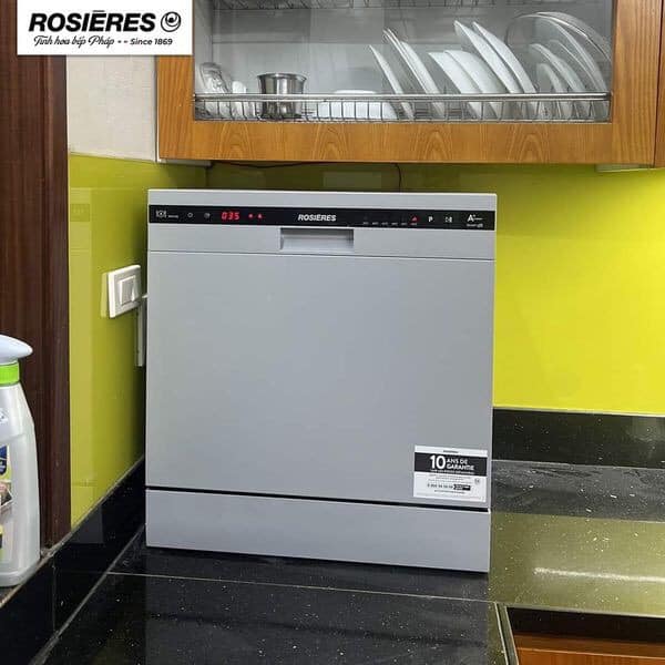 Máy rửa bát Compact Mini Rosieres RDCP 8S-04, Dung tích 8 bộ