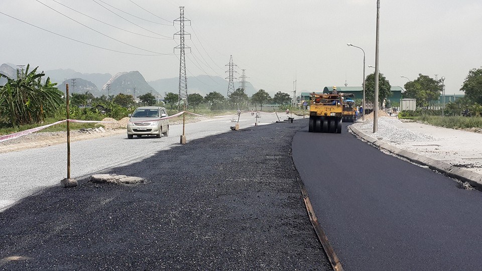 Công trình hạ tầng kỹ thuật D5 – KĐT mới Châu Sơn – Hà Nam: Công tác hiện trường đến cuối tháng 5/2014