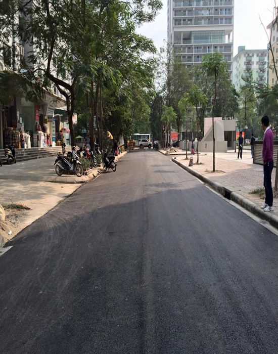 Thi công hoàn trả đường nội bộ công trình Nhà ở để bán VP02
