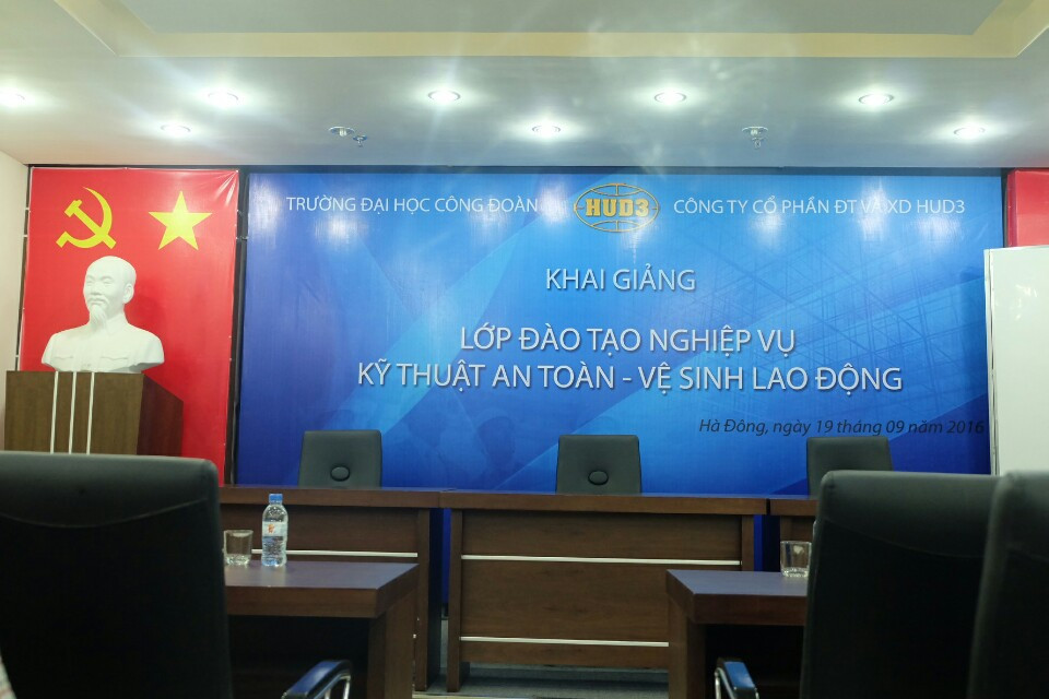 Công ty HUD3.3 tham gia khóa học ATLĐ năm 2016