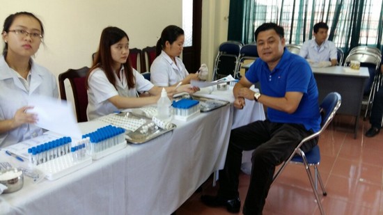 Công ty HUD3.3 tổ chức khám sức khoẻ cho Người lao động