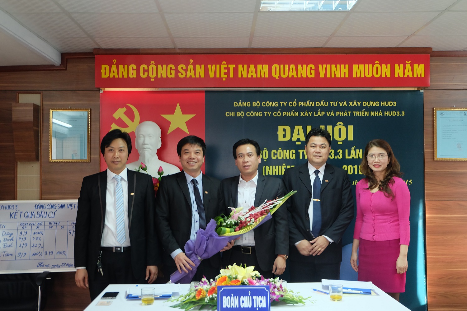 ĐẠI HỘI CHI BỘ CÔNG TY HUD3.3 NHIỆM KỲ 2015 2018