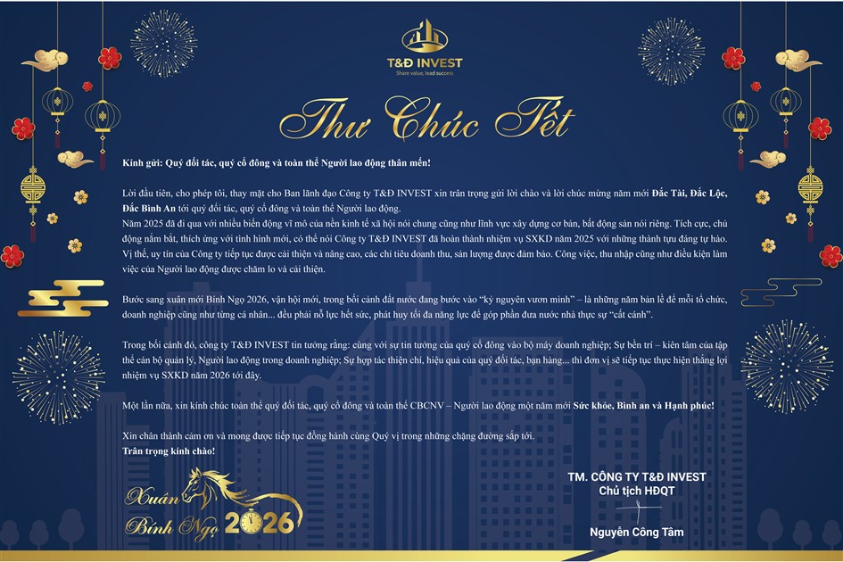 THƯ CHÚC TẾT