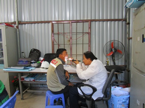 Công trình C1 CT5 Linh Đàm: Quan tâm chăm sóc sức khỏe cho Người lao động