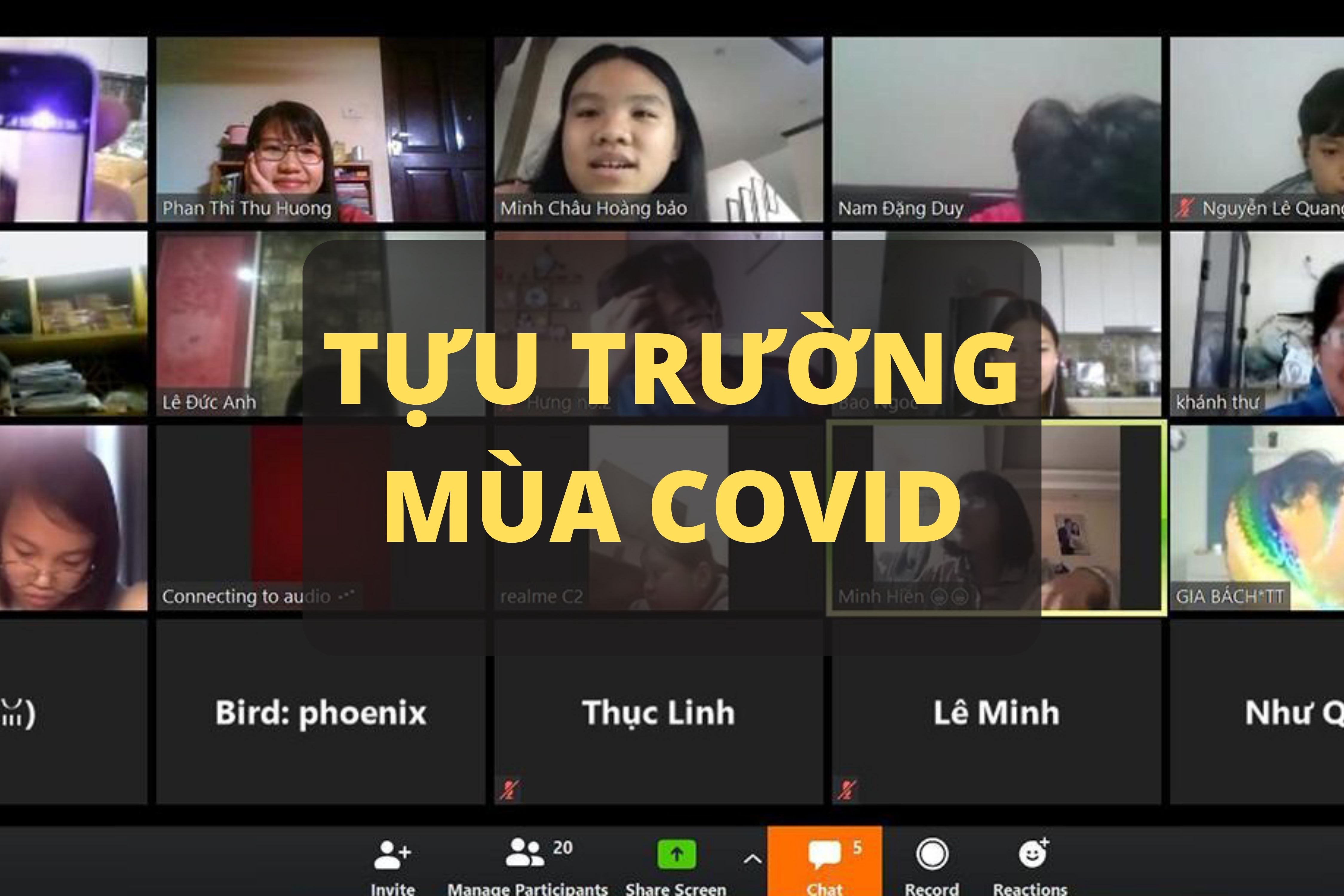 TỰU TRƯỜNG MÙA COVID