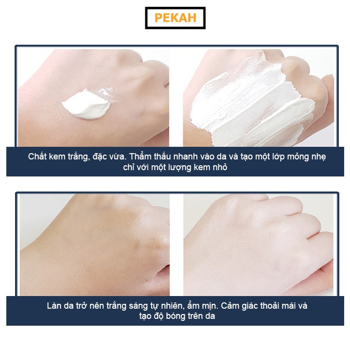 [ NHẬP MÃ KMT40 ] Kem Dưỡng Da Nâng Tone Và Ngừa Nếp Nhăn PEKAH - PEKAH Melting Snow Whitening Cream