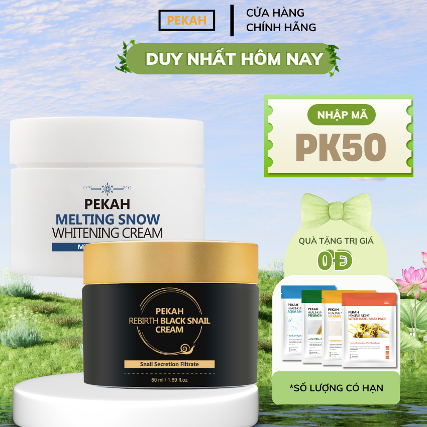 COMBO KEM NGÀY DƯỠNG TRẮNG  & ĐÊM NGĂN NGỪA LÃO HÓA PEKAH