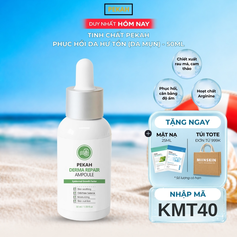Tinh Chất Phục Hồi Da Hư Tổn ( Da Mụn ) PEKAH - PEKAH Derma Repair Ampoule