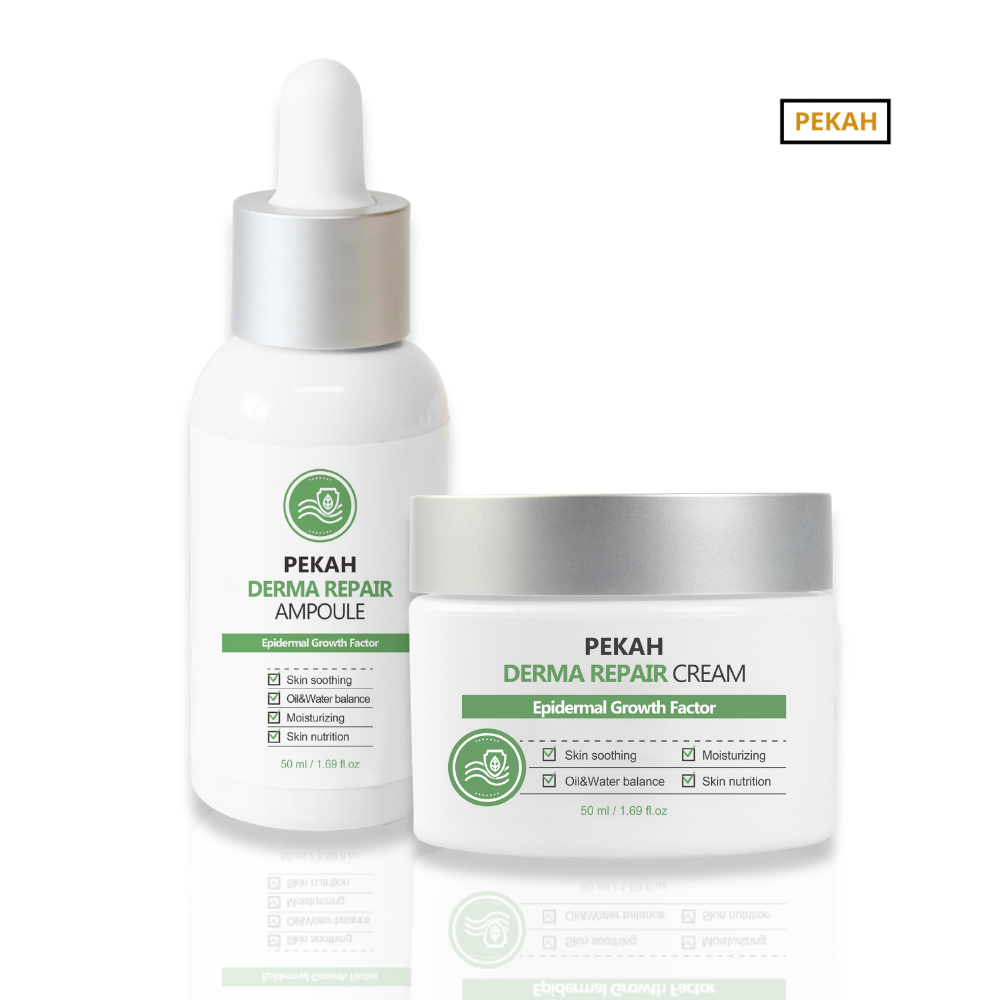 [ 2 items] Bộ Sản Phẩm Cải Thiện Và Phục Hồi Da Mụn Gồm Serum Và Kem Dưỡng Da PEKAH