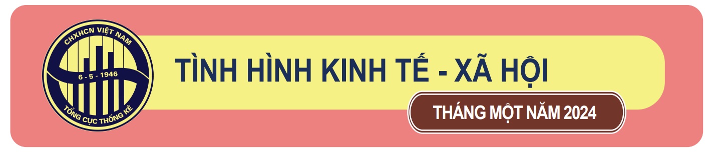 INFOGRAPHIC TÌNH HÌNH KINH TẾ – XÃ HỘI THÁNG 01 NĂM 2024