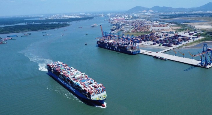 Cảng biển tạo lợi thế phát triển logistics tại Tân Phước