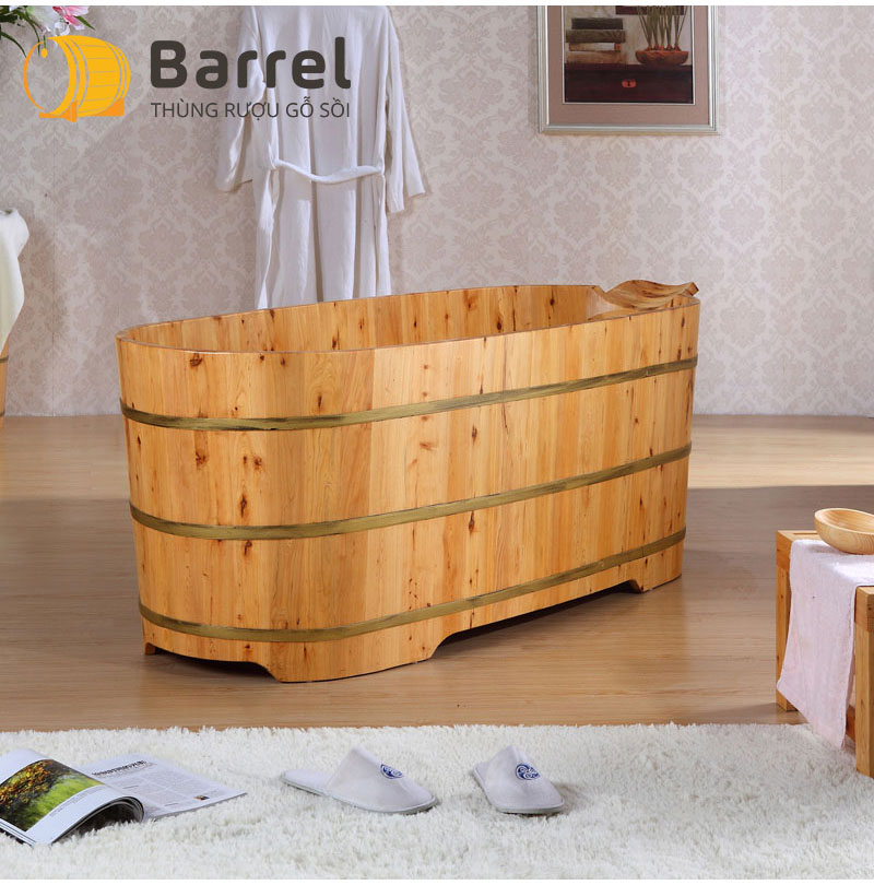 tác dụng bồn tắm gỗ