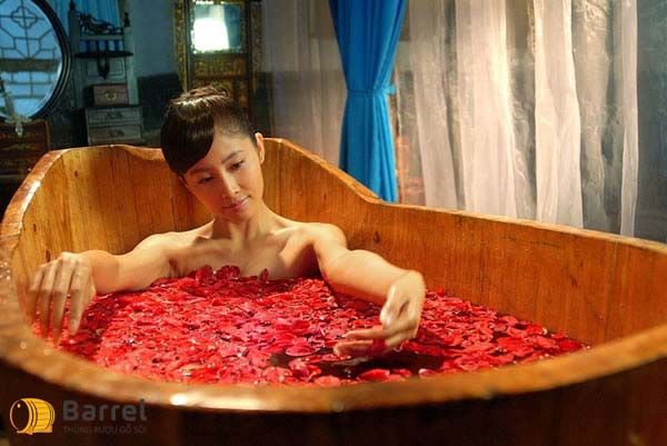 lợi ích thùng tắm gỗ