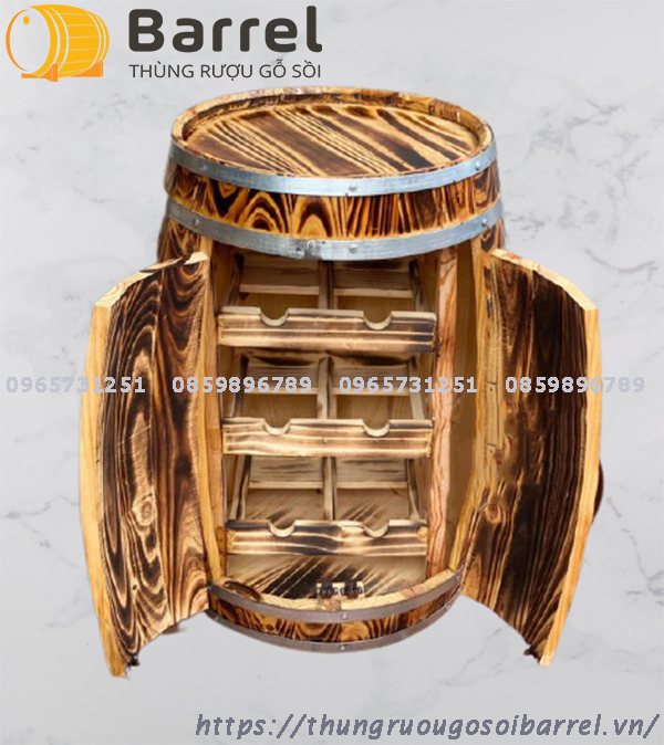 Bàn Trang Trí Gỗ ( Đựng Rượu)