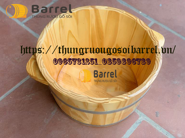 Chậu ngâm chân Gỗ Thông