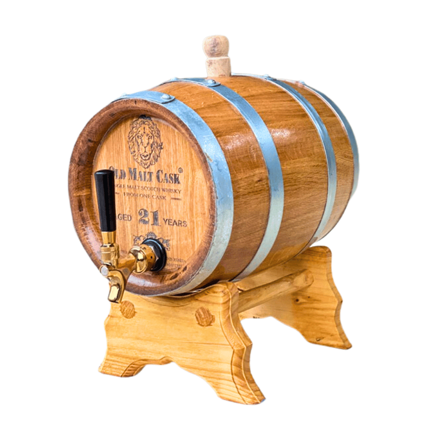 Thùng Rượu Gỗ Sồi 10L Vòi Crom Giá Tại Xưởng | Bảo Hành 12 Tháng