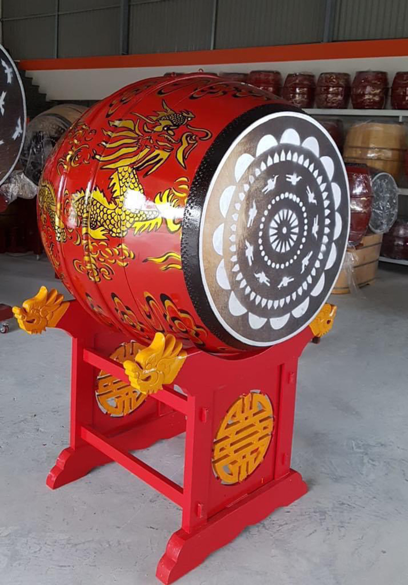Trống Đình Làng Mặt 70cm Cao 90cm | Trống Thủ Công Đẹp, Âm Vang Rõ