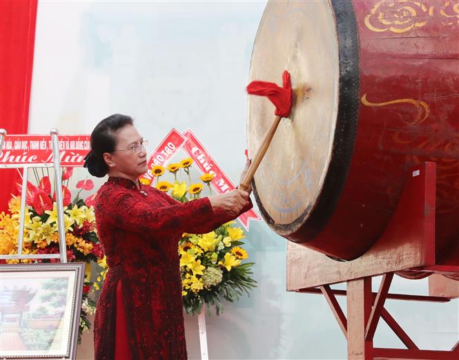 Trống Khai Giảng - Trống Trường Khai Giảng Làng Nghề Đọi Tam Giá Tốt