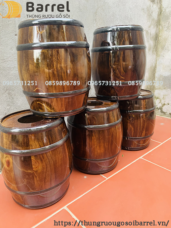 Đèn Thùng Gỗ ( treo trần nhà)