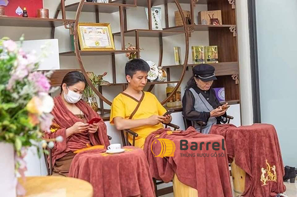 Thùng Gỗ Xông Phụ Khoa