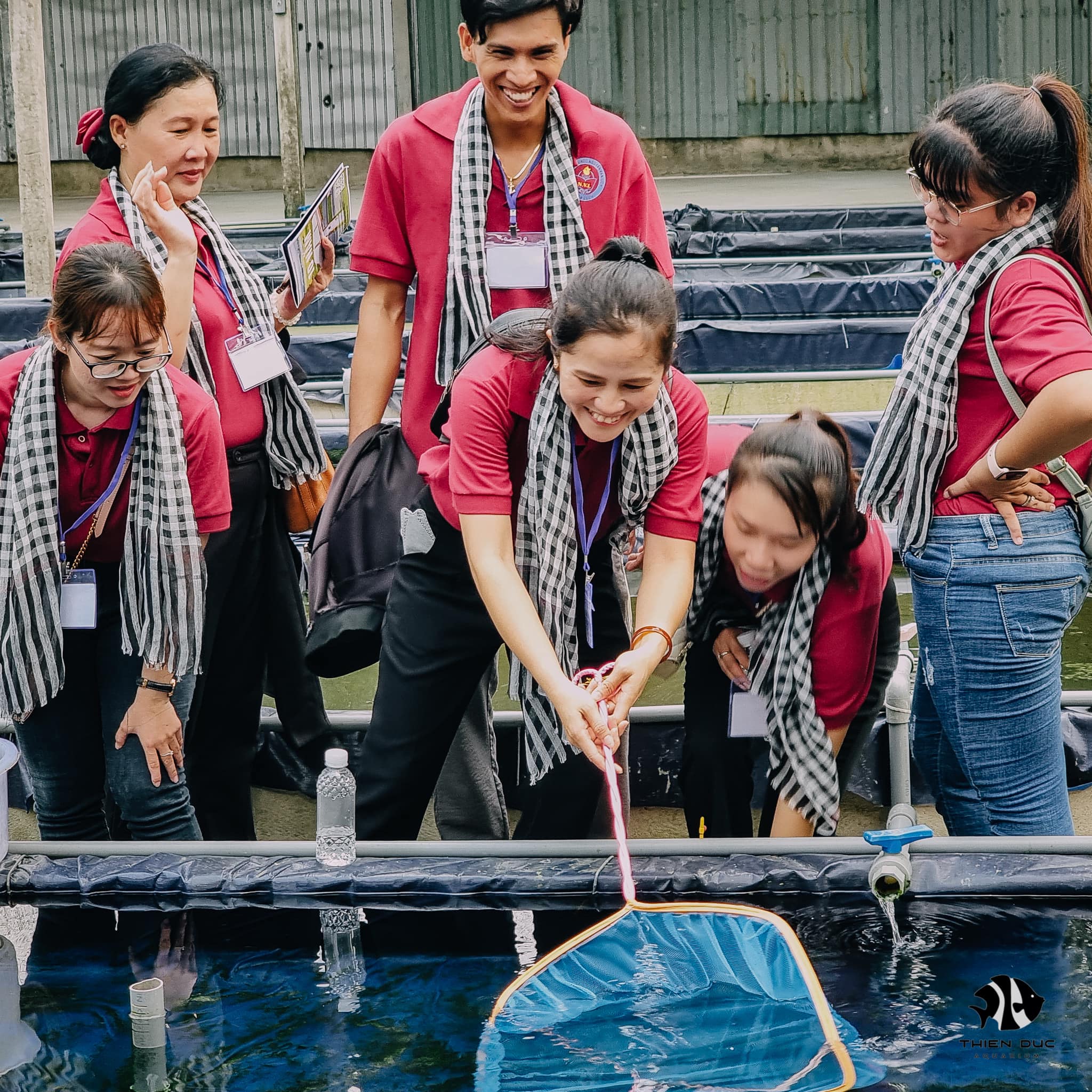 THIEN DUC AQUARIUM WELCOMES HONORED GUESTS TO HEADQUARTER IN CU CHI