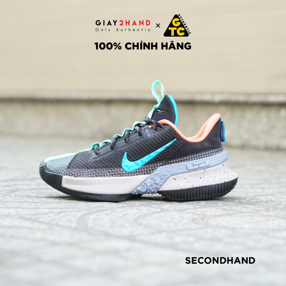 2hand GIAY BONG R NIKE LEBRON AMBASSADOR 13 BLACK GREEN GLOW CQ9329 004 GIAY C CHINH HANG Ti m Giay C Sai Gon