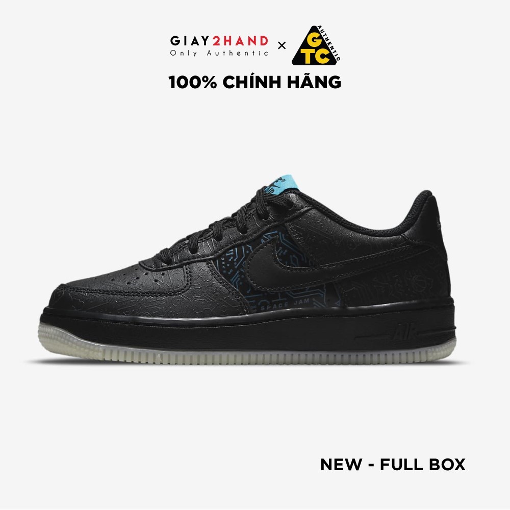(AUTHENTIC 100%) Giày Sneaker Thể Thao NIKE Space Jam x Air Force 1 06 GS Computer Chip' DN1434-001 Chính Hãng 100%