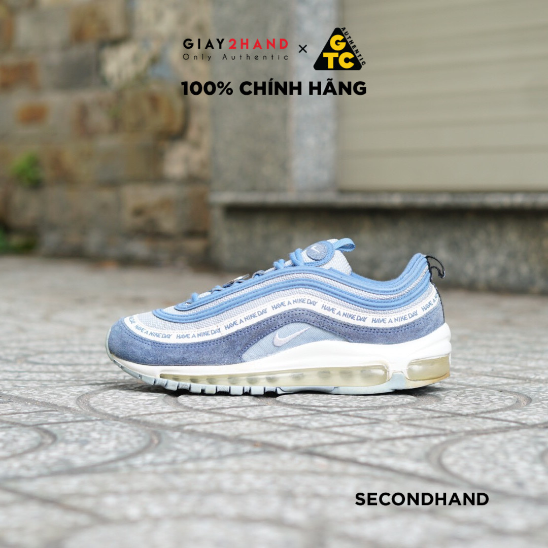 2hand Giay Th Thao NIKE AIR MAX 97 HAVE A NIKE DAY INDIGO STORM BQ9130 400 C CHINH HANG