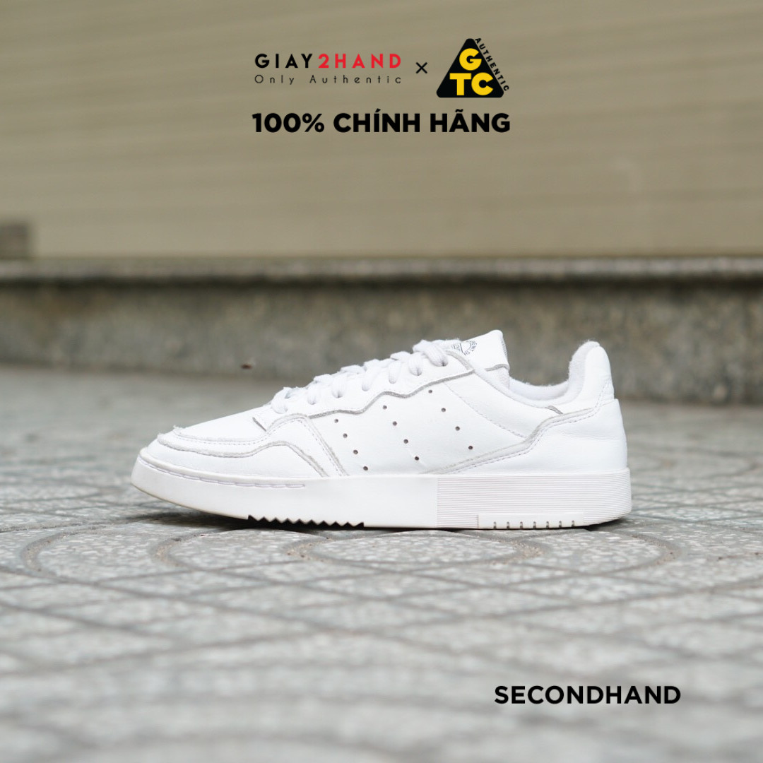 A QUA S D NG Giay Th Thao ADIDAS SUPERCOUT CLOUD WHITE EE6037 SECONDHAND CHINH HANG 100 Ti m Giay C Sai Gon