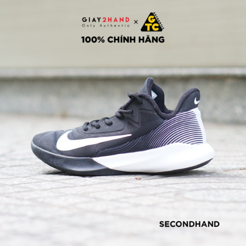 2hand Giay Bong R Nike Precision 4 Black White CK1069 001 C CHINH HANG 100 Ti m Giay C Sai Gon