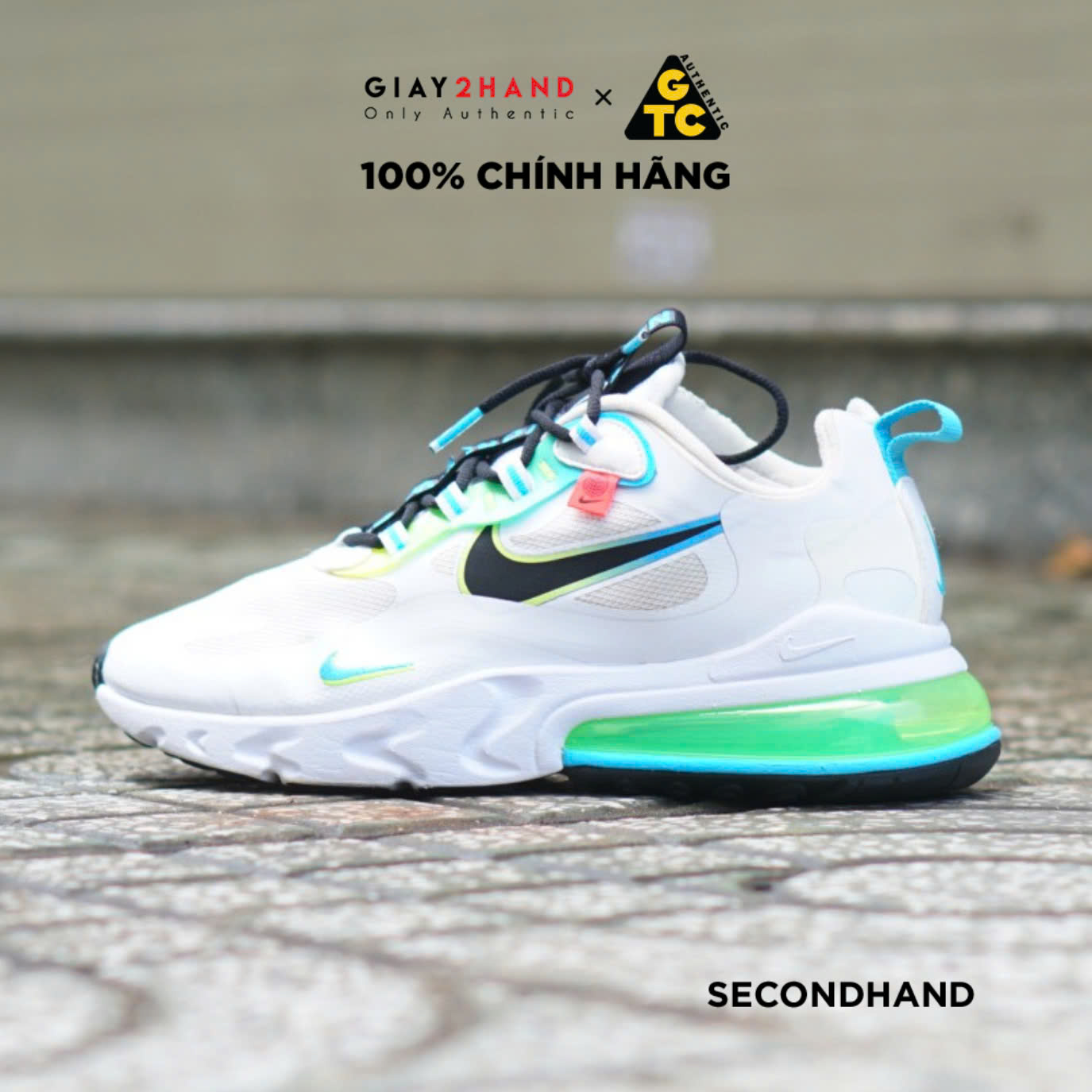 A QUA S D NG Giay Th Thao AIRMAX 270 REACT WORLDWIDE PACK CK6457 100 SECONDHAND CHINH HANG 100 Ti m Giay C Sai Gon