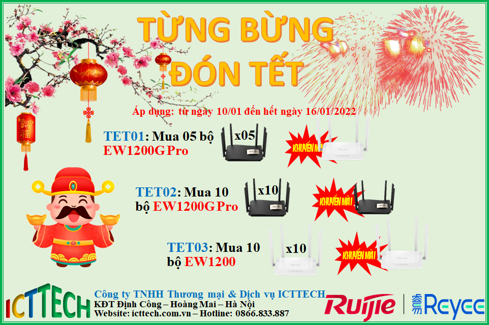 ICTTECH khuyến mại tết