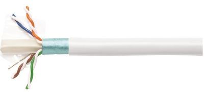 1859218-2 : Cáp F/UTP, Cat.6A, 4 đôi, LSZH,23 AWG, Solid, màu trắng, 305m
