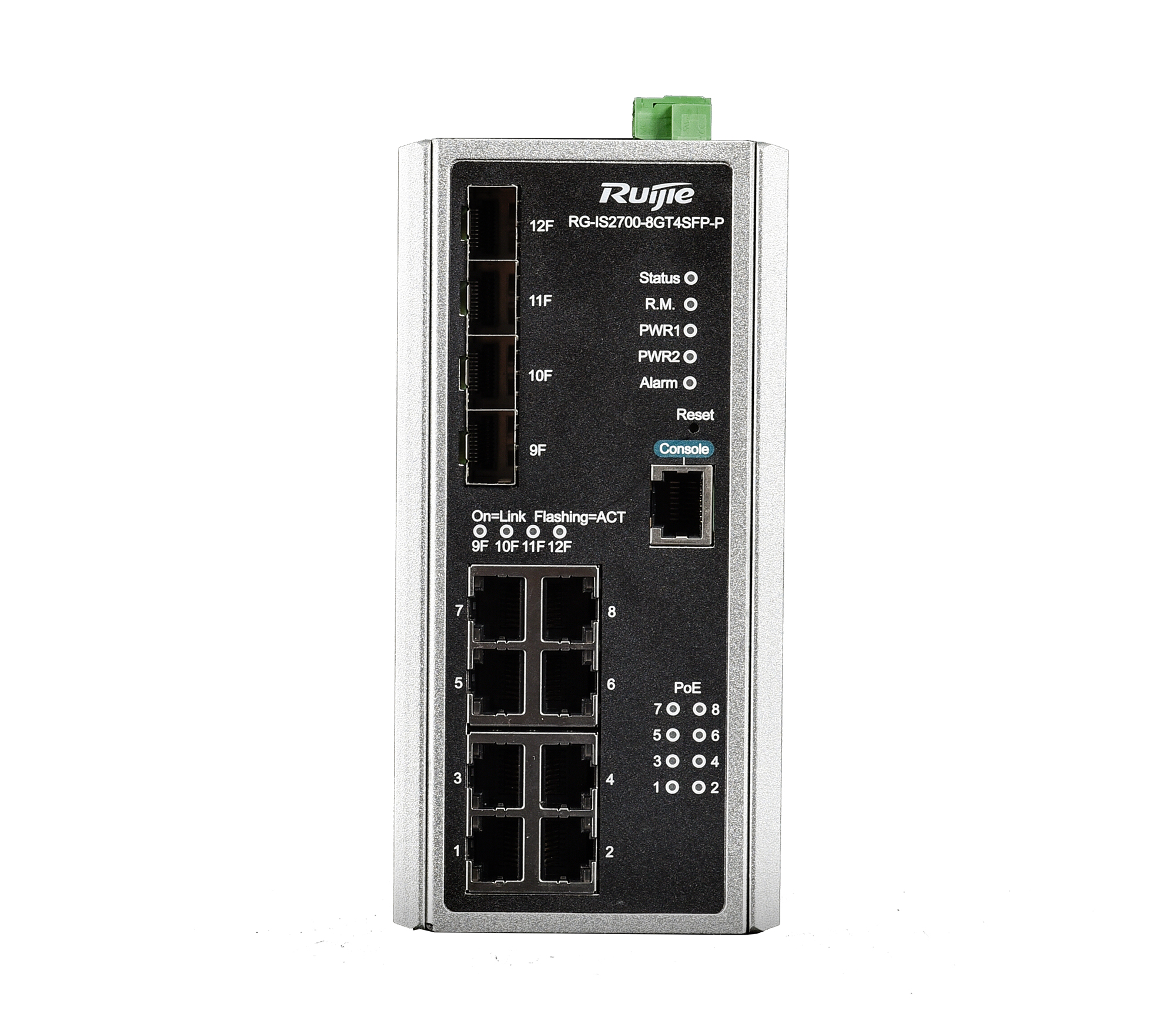 Thiết bị chuyển mạch công nghiệp Ruijie RG-IS2700-8GT4SFP-P