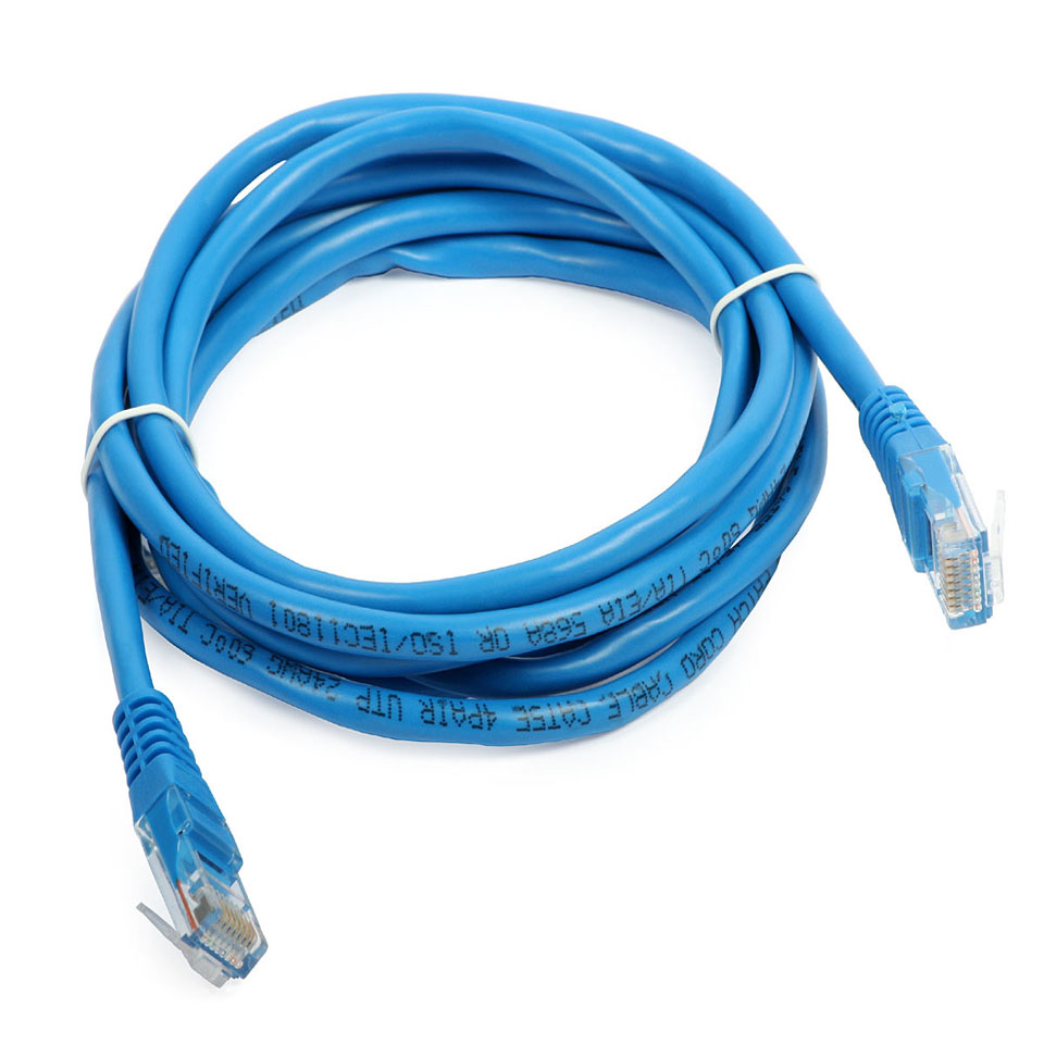 CO5E-U-CM-BL: CommScope® Patch cordCat.5e, 4pair, Stranded U/UTP, CM, Blue, 17 ft